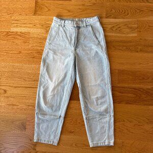 Everlane Utility Barrel Jean Light Blue (Fog) Size 26